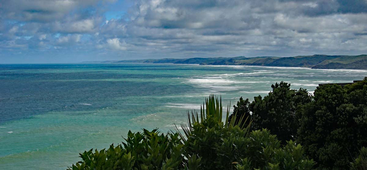 Raglan ein Surferparadies an der Tasman Sea